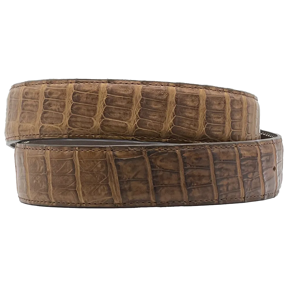 Mad Dog Brown Crocodile Belt Straps