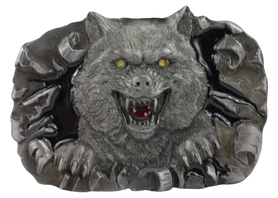 Mad Wolf Belt Buckle