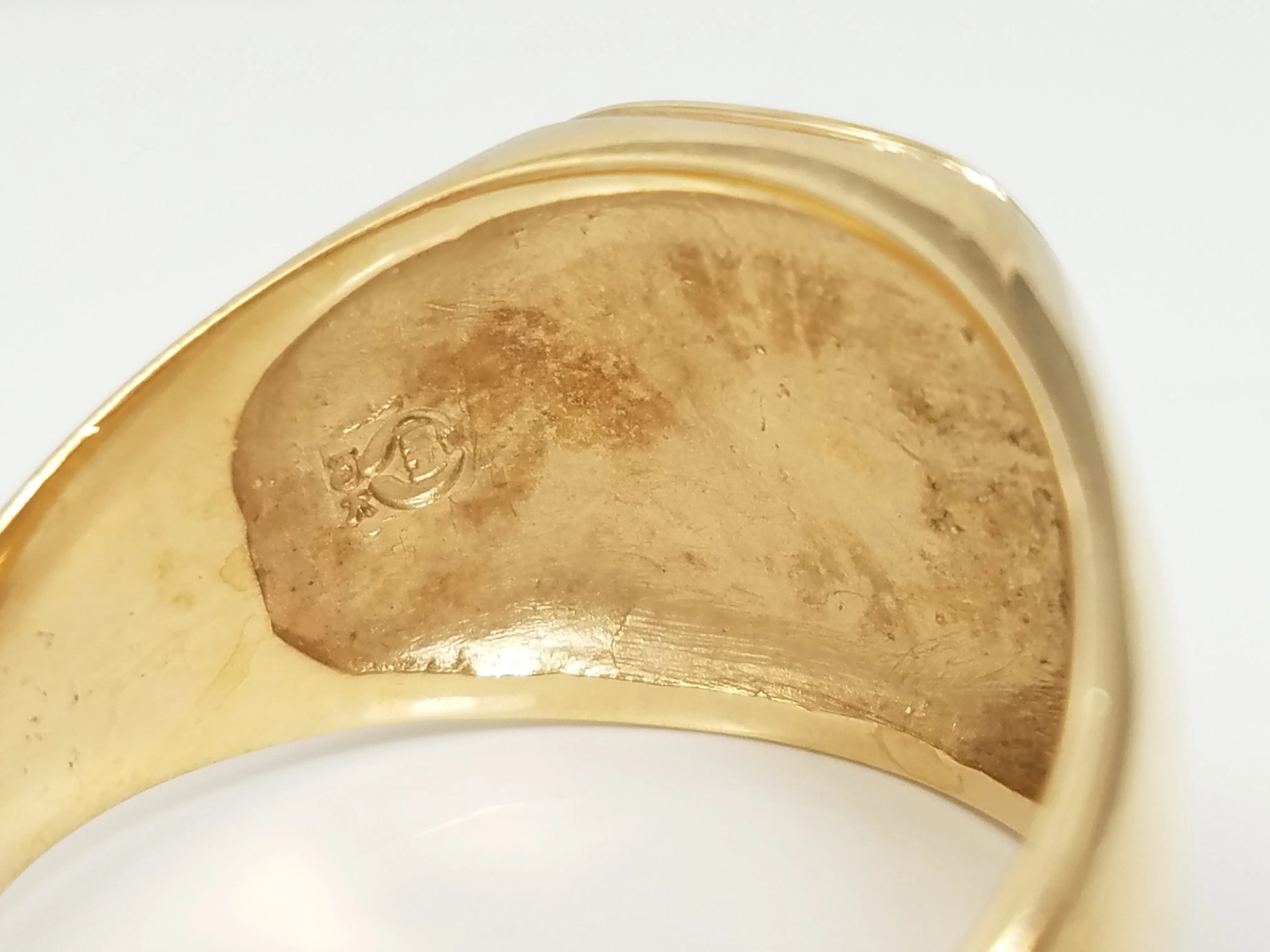 Men's 10k Yellow Gold Signet Ring