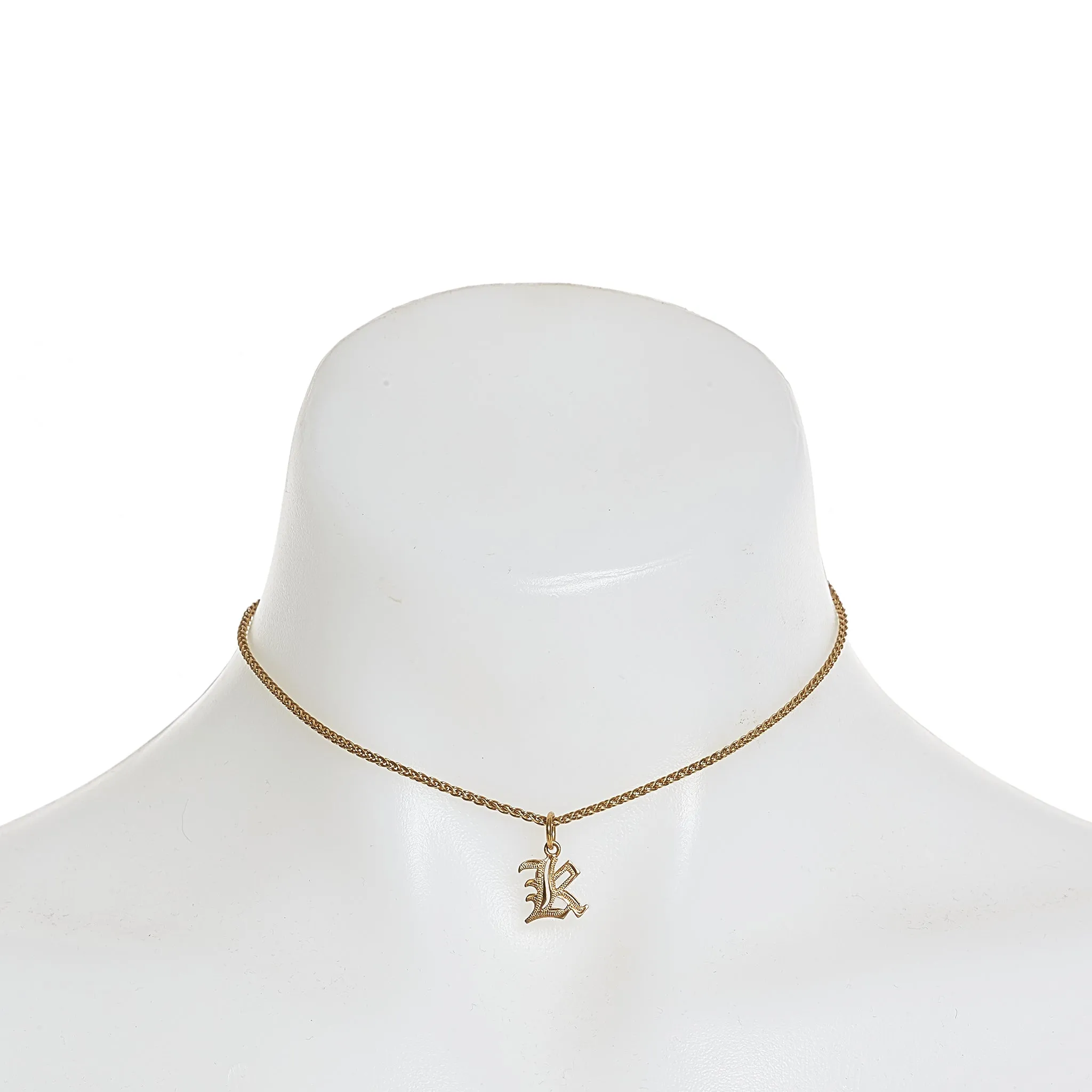 Mia Gothic Charm Choker in Gold