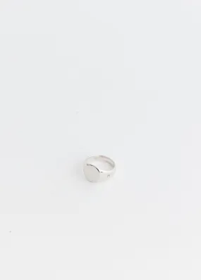 Mini Signet Oval Ring