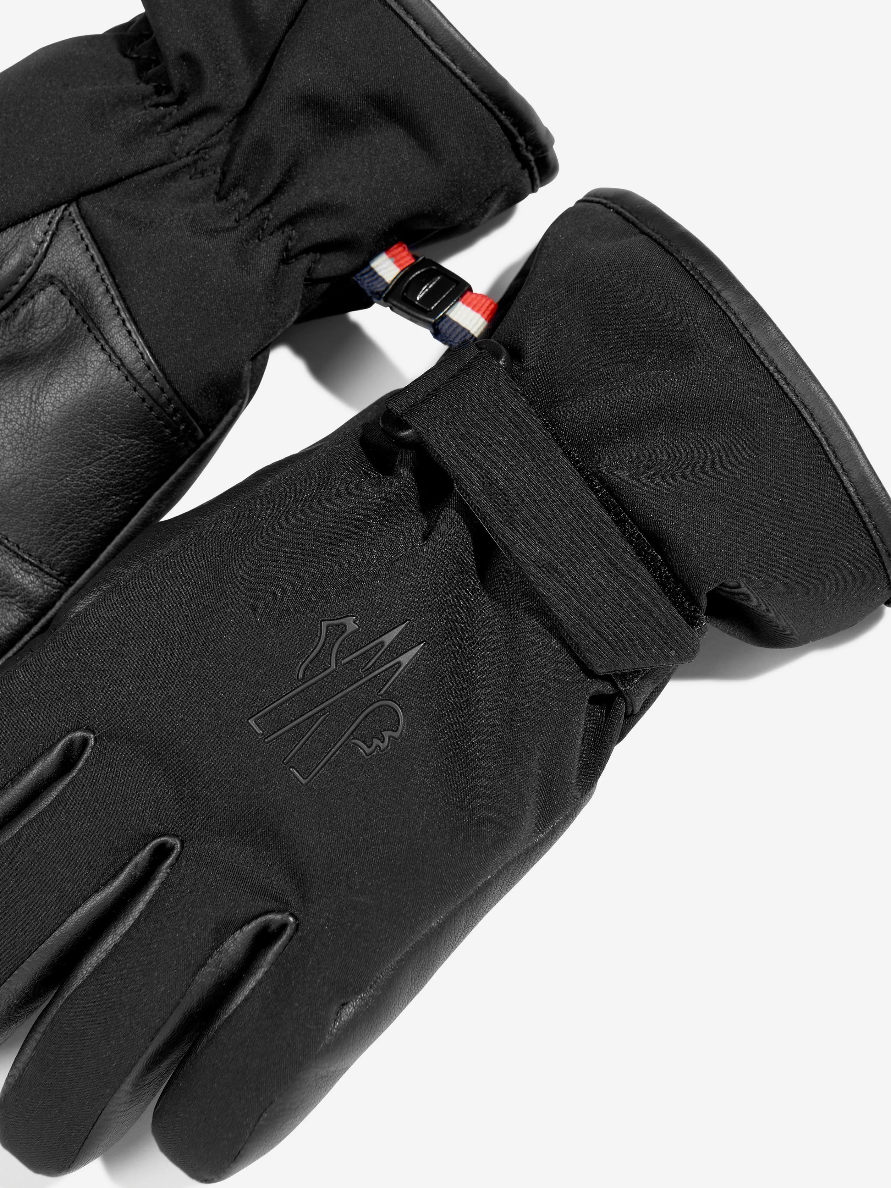 Moncler Enfant Kids Grenoble Gloves in Black