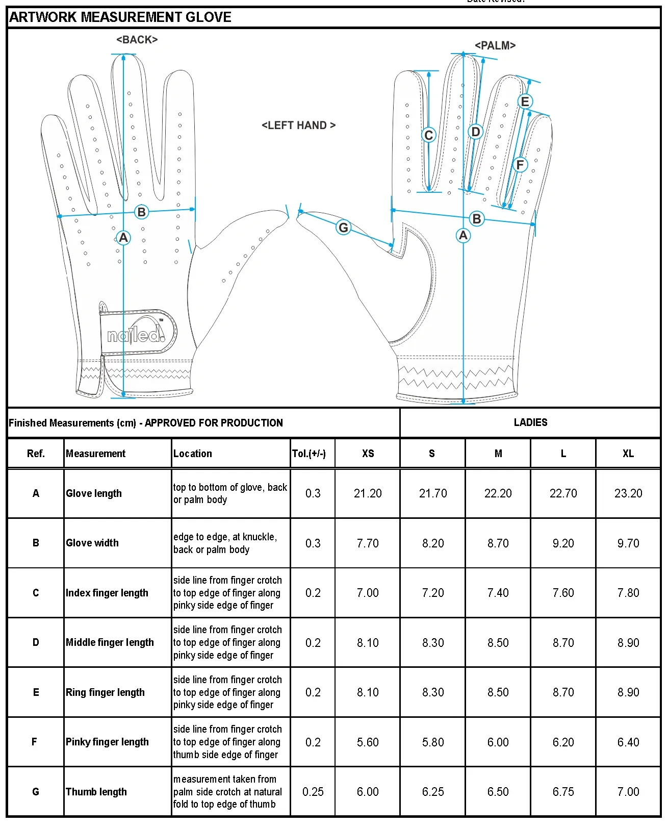 Nailed Golf: Premium Standard Tip Free Golf Gloves