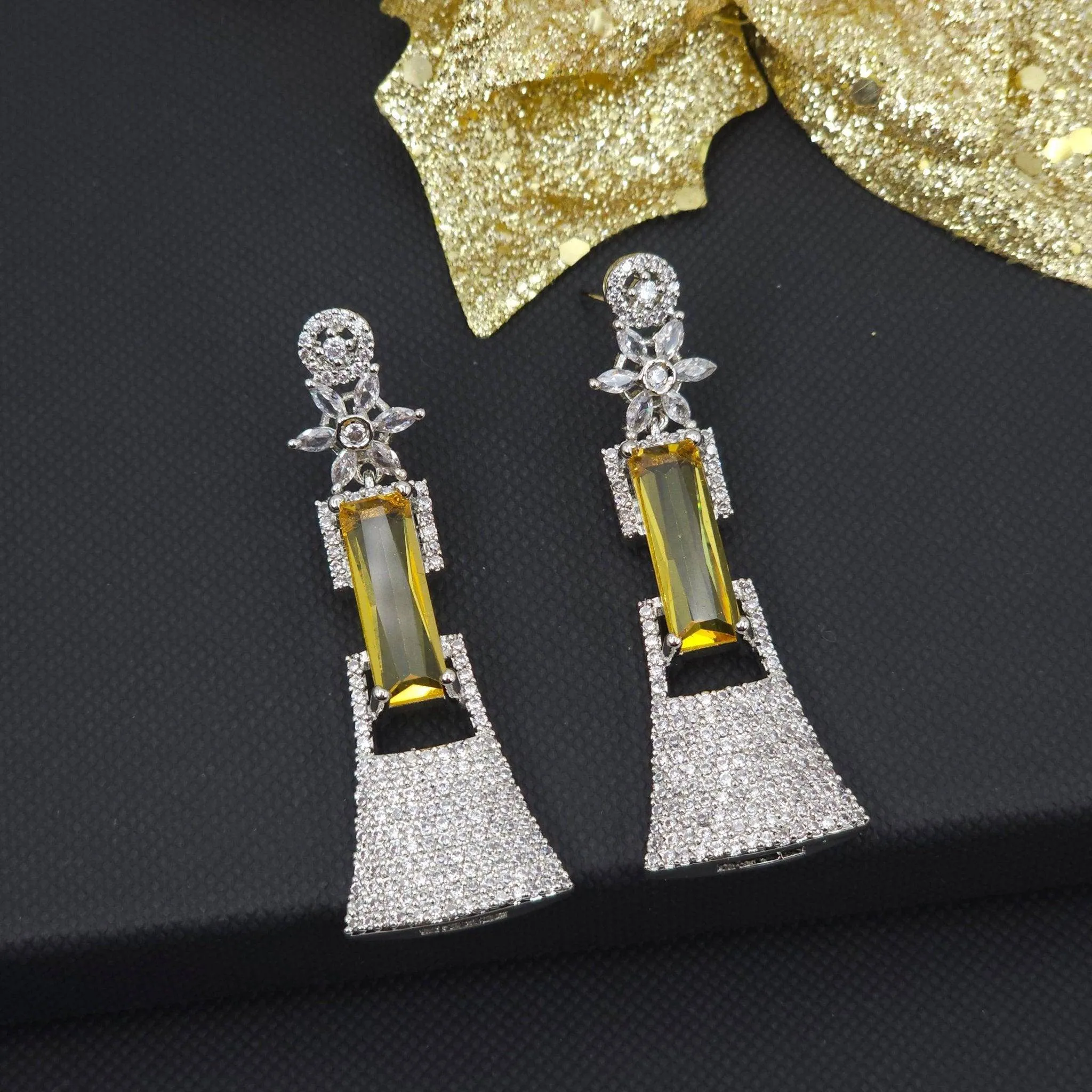 Namiya American Diamond Earrings