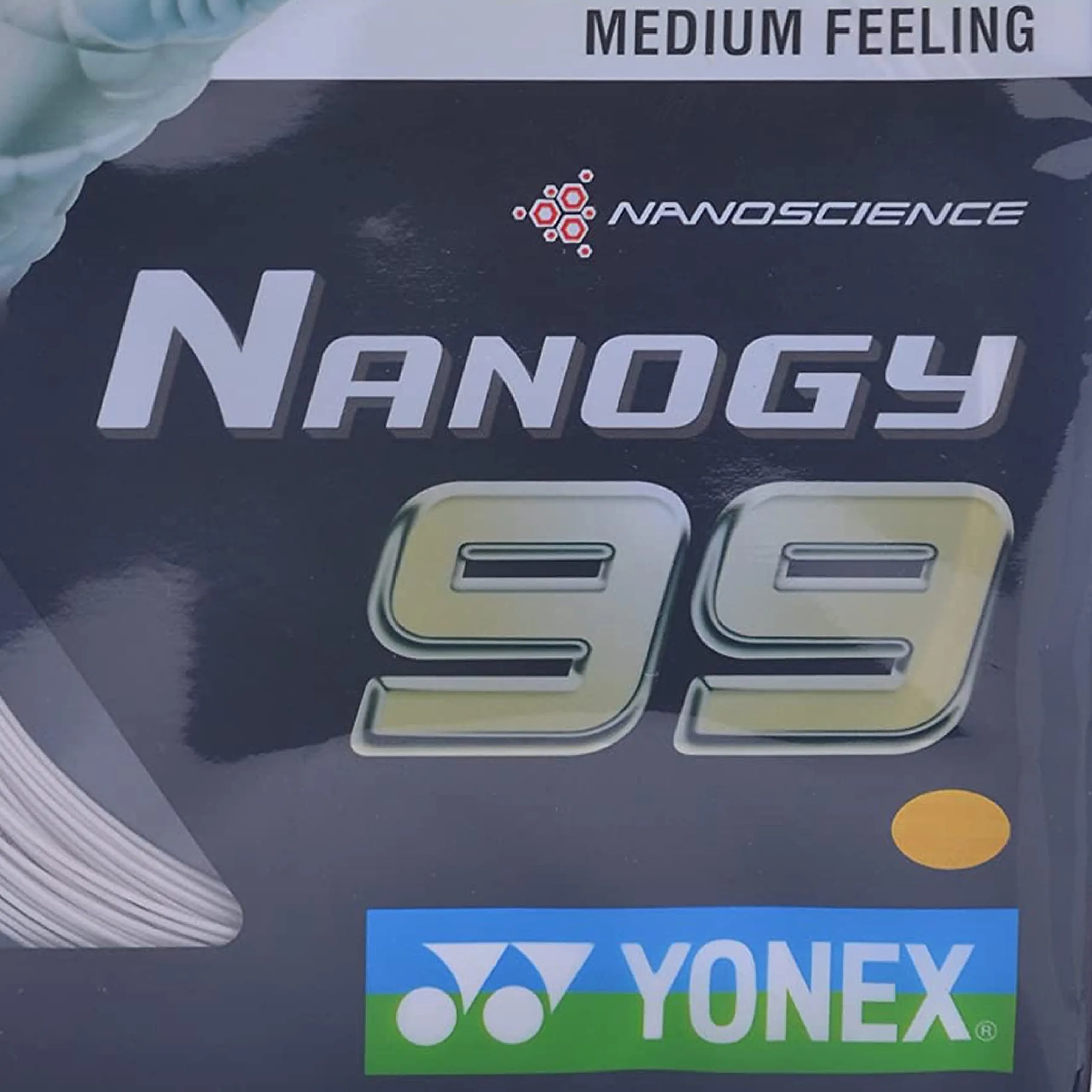 Nanogy 99 Microfiber Badminton Strings (White | 0.69mm)