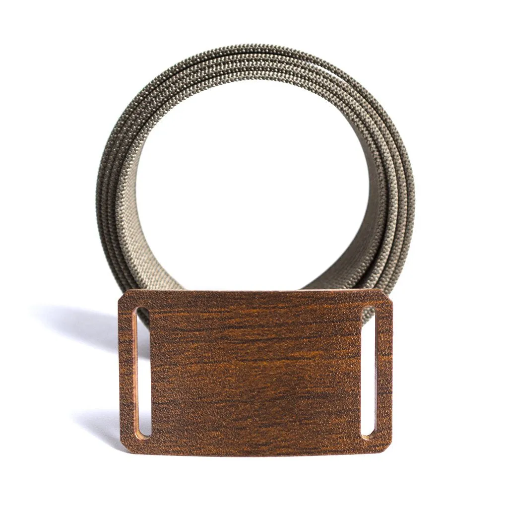 Narrow Walnut Belt