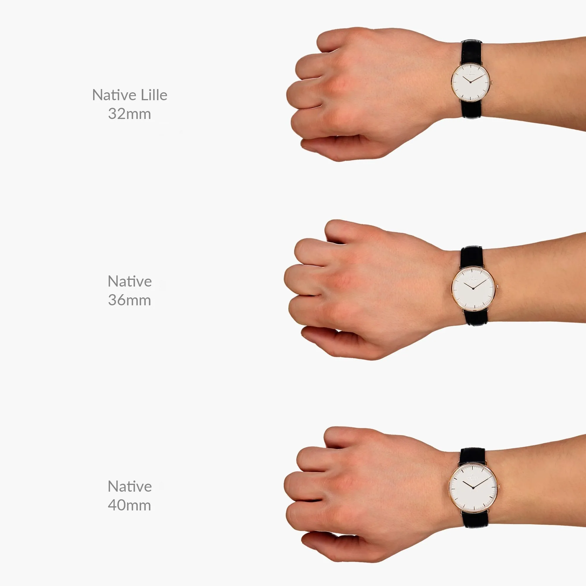 Native | White Dial - White Leather