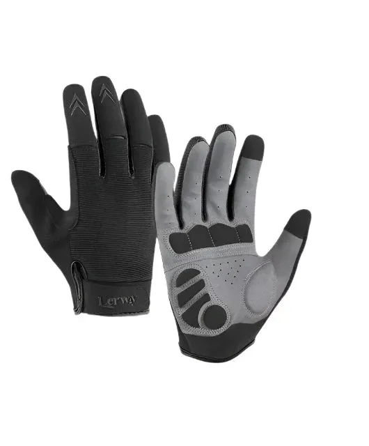 NEWBOLER Cycling Gloves Full Finger Gloves MTB Bicycle Sports Gloves Men Women Spring Autumn Gym Motorcycle Gloves