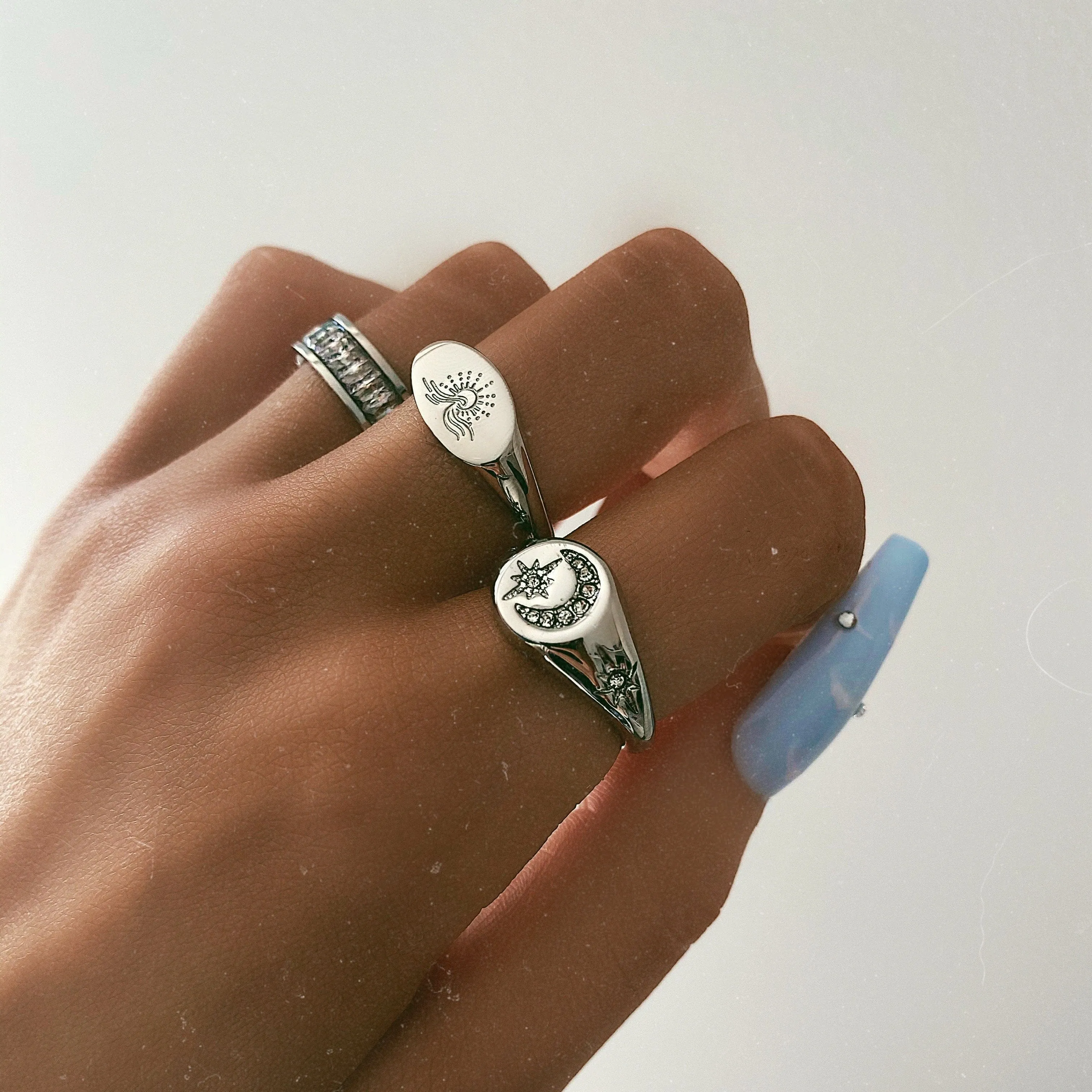 Ocean Waves Signet Ring