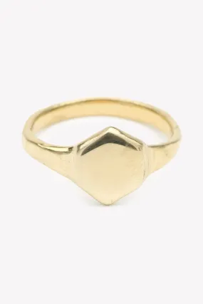 Odette Hex Signet Ring