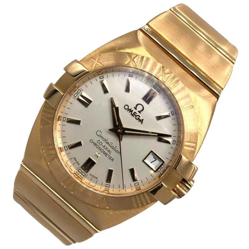 OMEGA Constellation Red Gold 1101.30.00 Gold K18PG Watch Men's Used