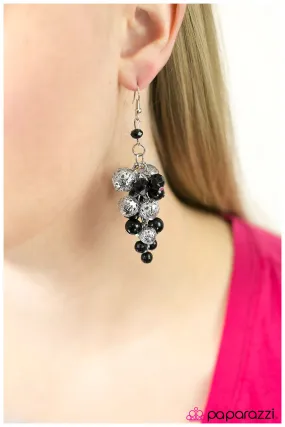 Open Door Jewelry - Classiest Of Them All - Black Earrings - Paparazzi Accessories