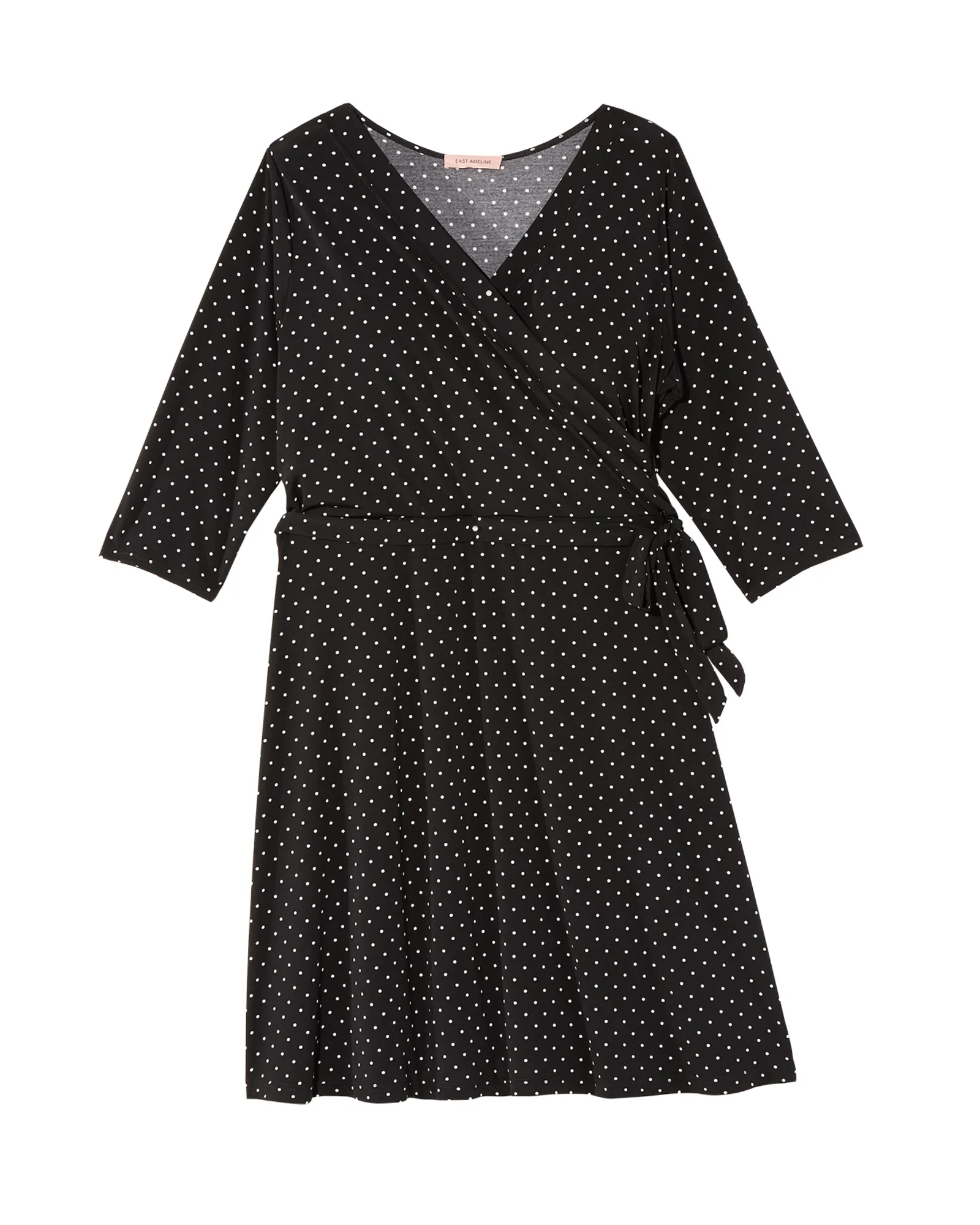 Orlando Faux Wrap Dress | Black / White