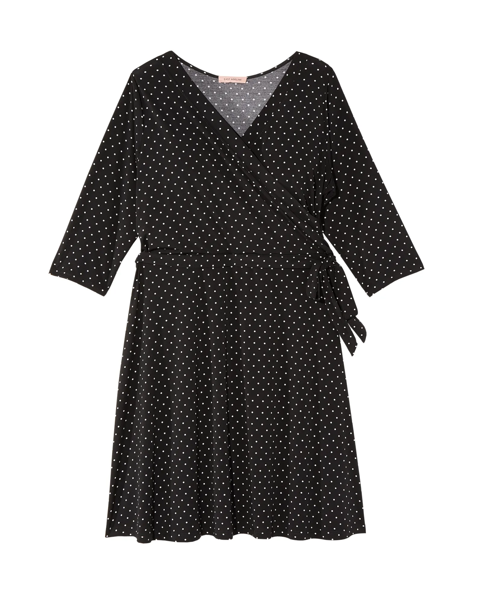 Orlando Faux Wrap Dress | Black / White