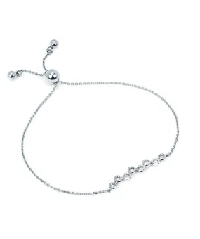 Ostbye - 14K White Gold Bolo Bracelet