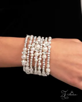 Paparazzi 2024 Zi Collection: Paparazzi Sentimental Value - White Bracelet