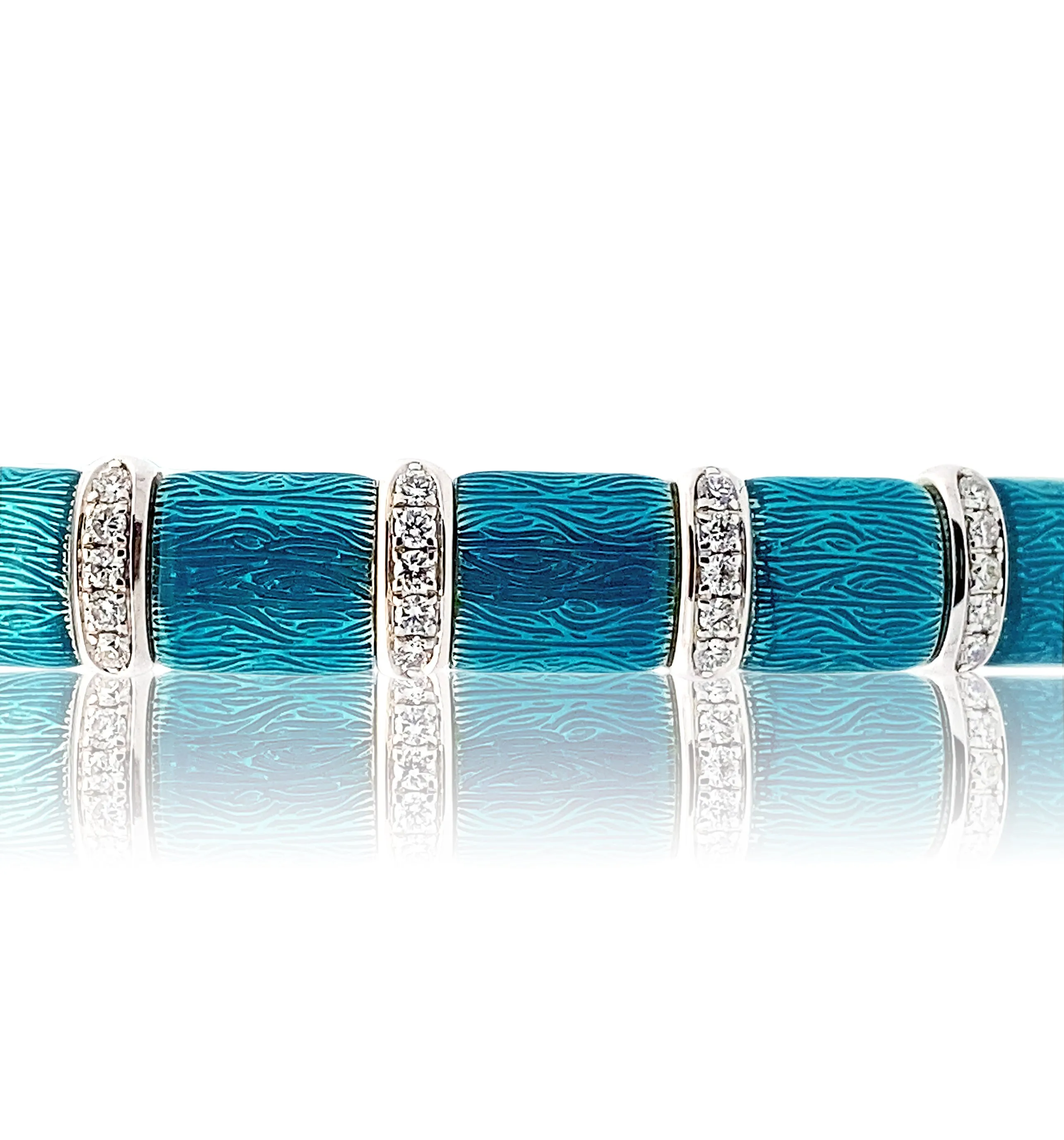 Paraiba Blue Bangle Bracelet