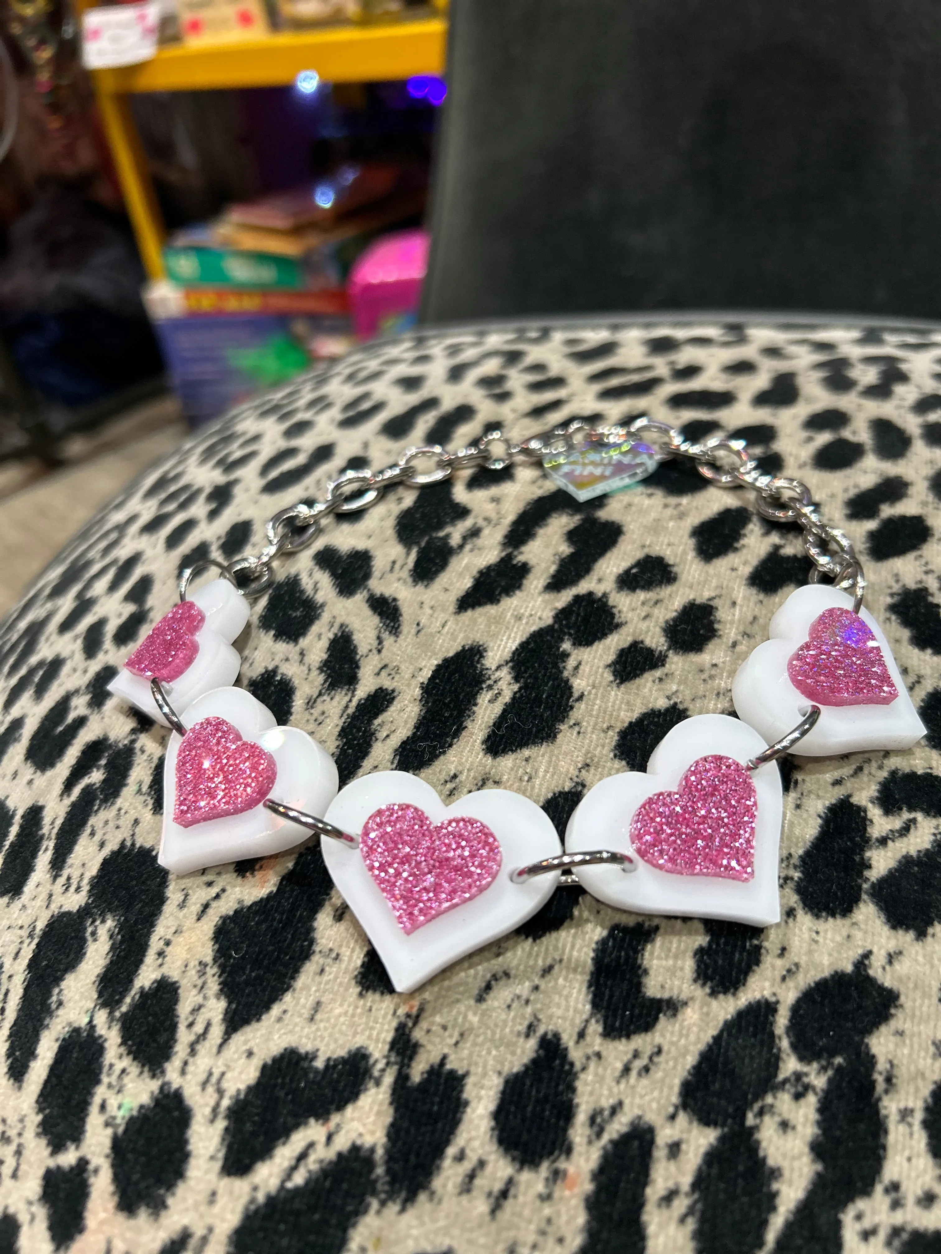 Pastel Heart Choker By Marina Fini