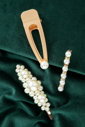 Pearl Hairpin Combination Set