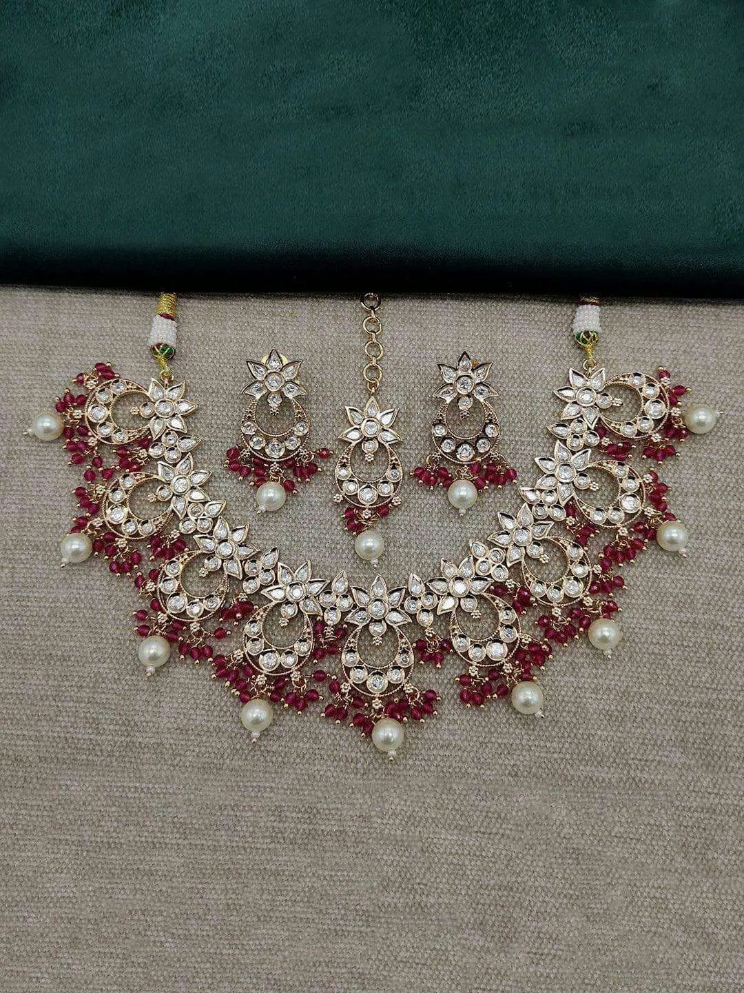 Pearl Kundan Choker