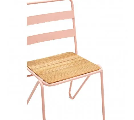 Pink Metal Chair