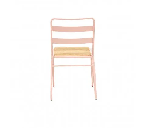 Pink Metal Chair