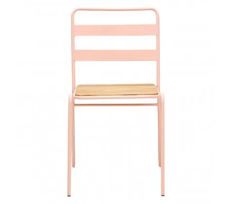 Pink Metal Chair