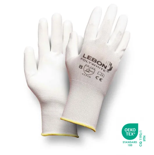 POLYWHITE Seamless Knitted Gloves 13 Gauge