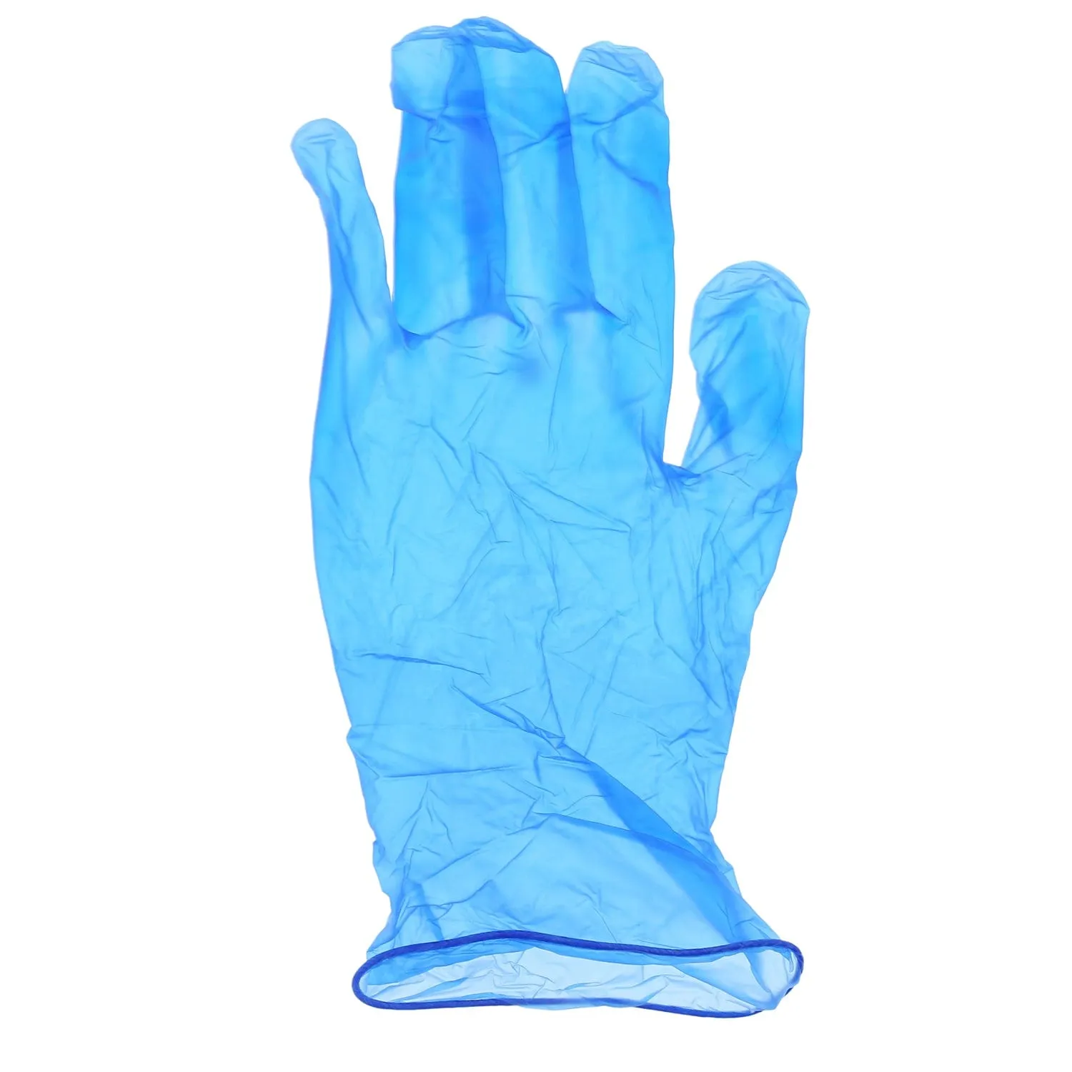 Powder-Free Vinyl Odyssey Blue Gloves (S-XXL), Case of 1,000 (XXL: 900)