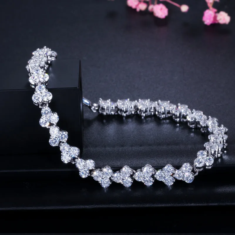 "Kiley" - Cubic Zirconia Bracelets - Available in Silver, Yellow Gold and Rose Gold