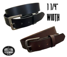 "The Scranton" 1 1/4" Leather Dress Belt