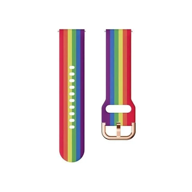 Rainbow Watch Straps compatible with the Fossil 18mm Range