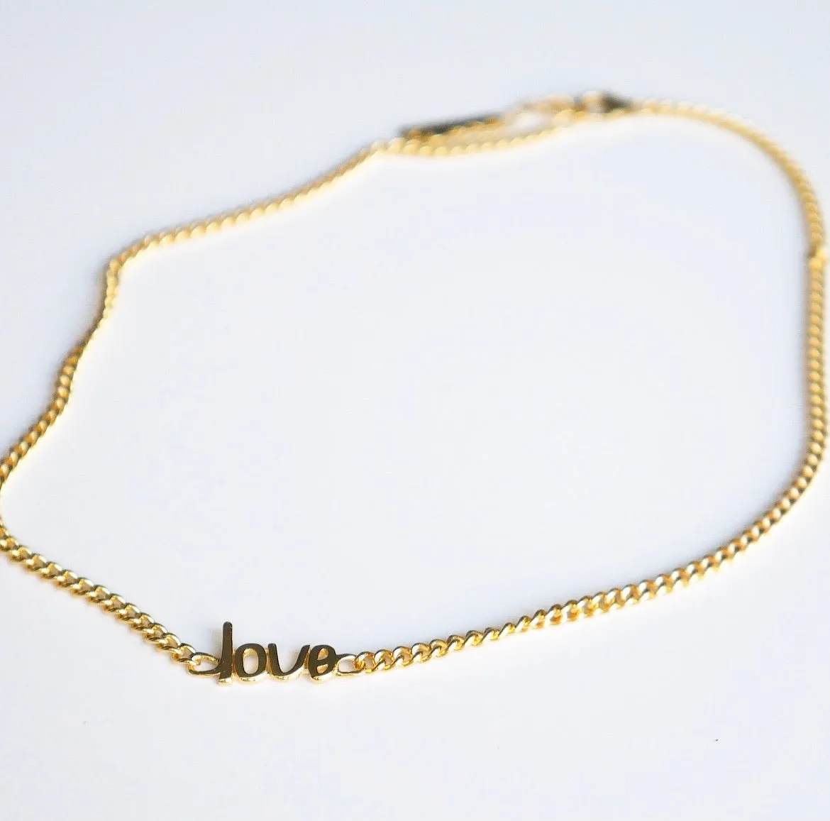 Retro Love Choker Necklace 925 Sterling Silver