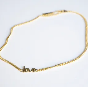 Retro Love Choker Necklace 925 Sterling Silver