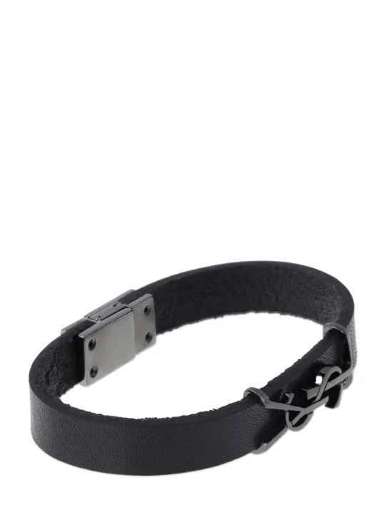 Saint Laurent   YSL leather bracelet 