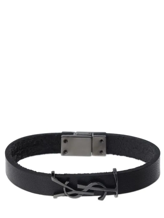 Saint Laurent   YSL leather bracelet 