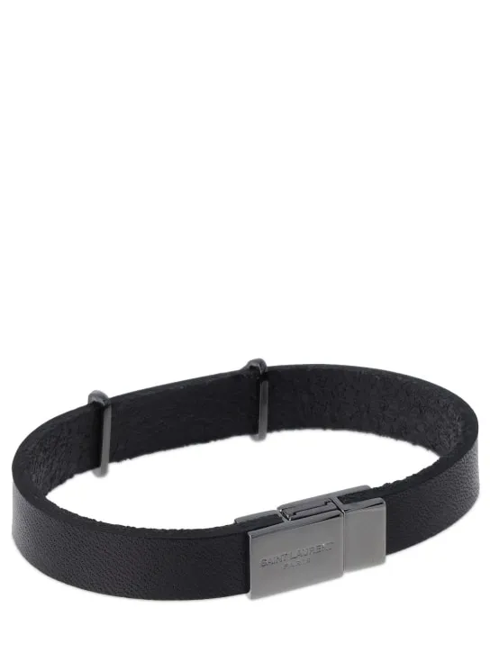 Saint Laurent   YSL leather bracelet 