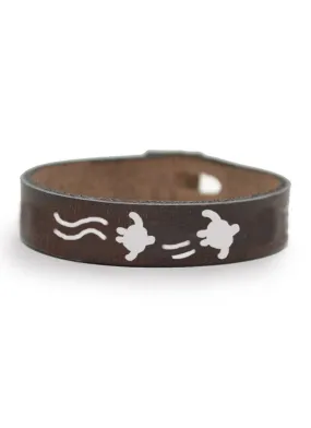 Sea Turtle Leather Bracelet