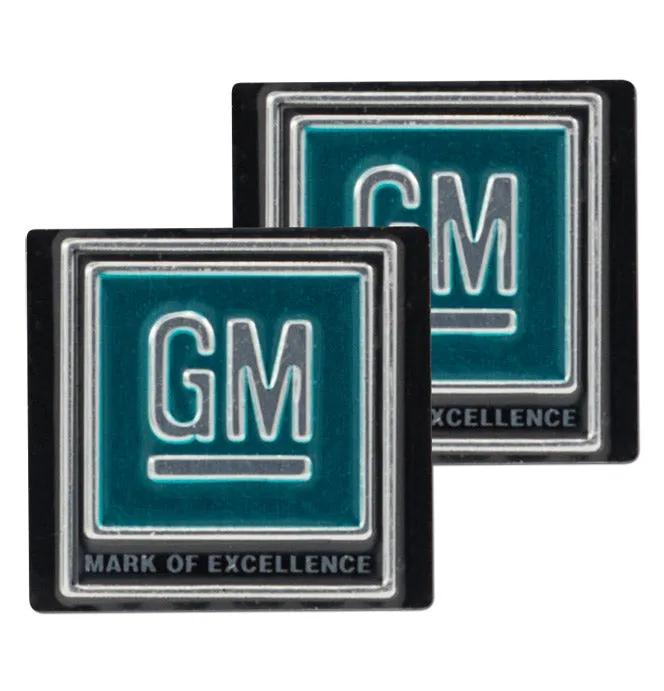 SEAT BELT DECAL  "GM"  SET