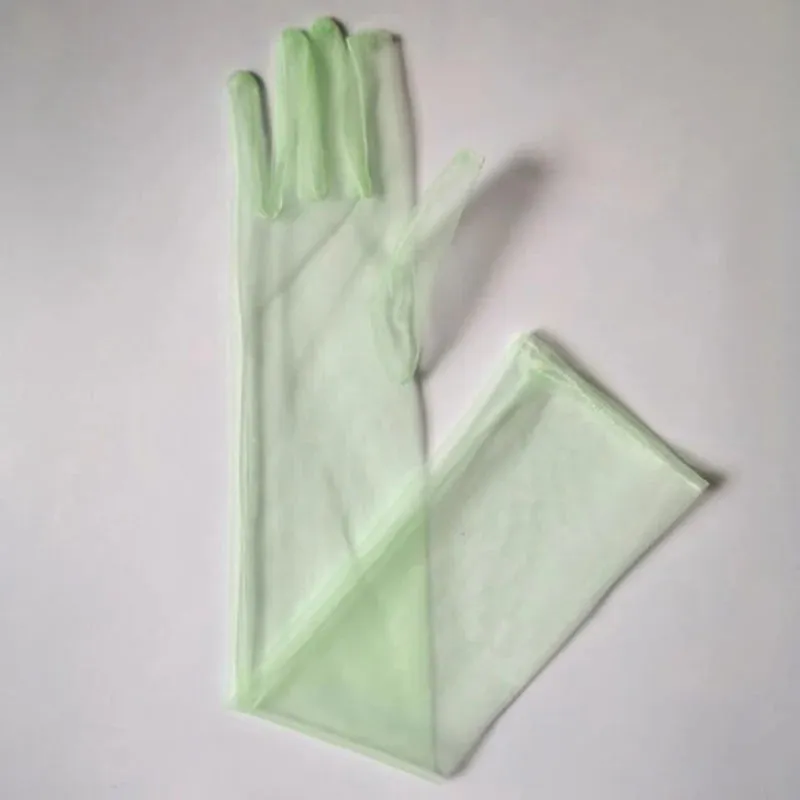 Sheer Elbow Length Gloves