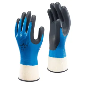 Showa 377 Nitrile Foam Grip Gloves Wet & Oil Resistant