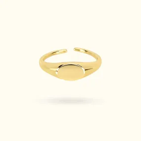 Signet Open Ring