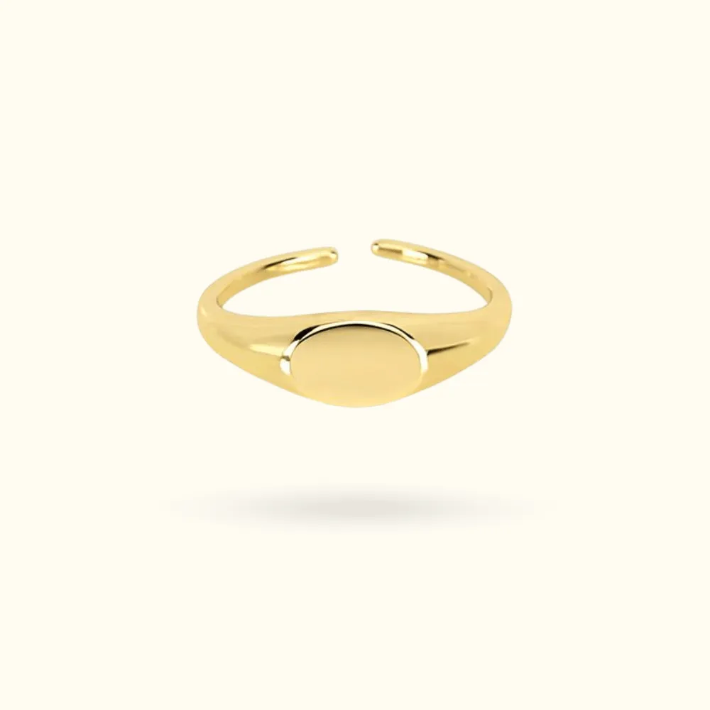 Signet Open Ring