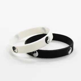 Silicone Couple Bracelet - Tai Chi Yin Yang