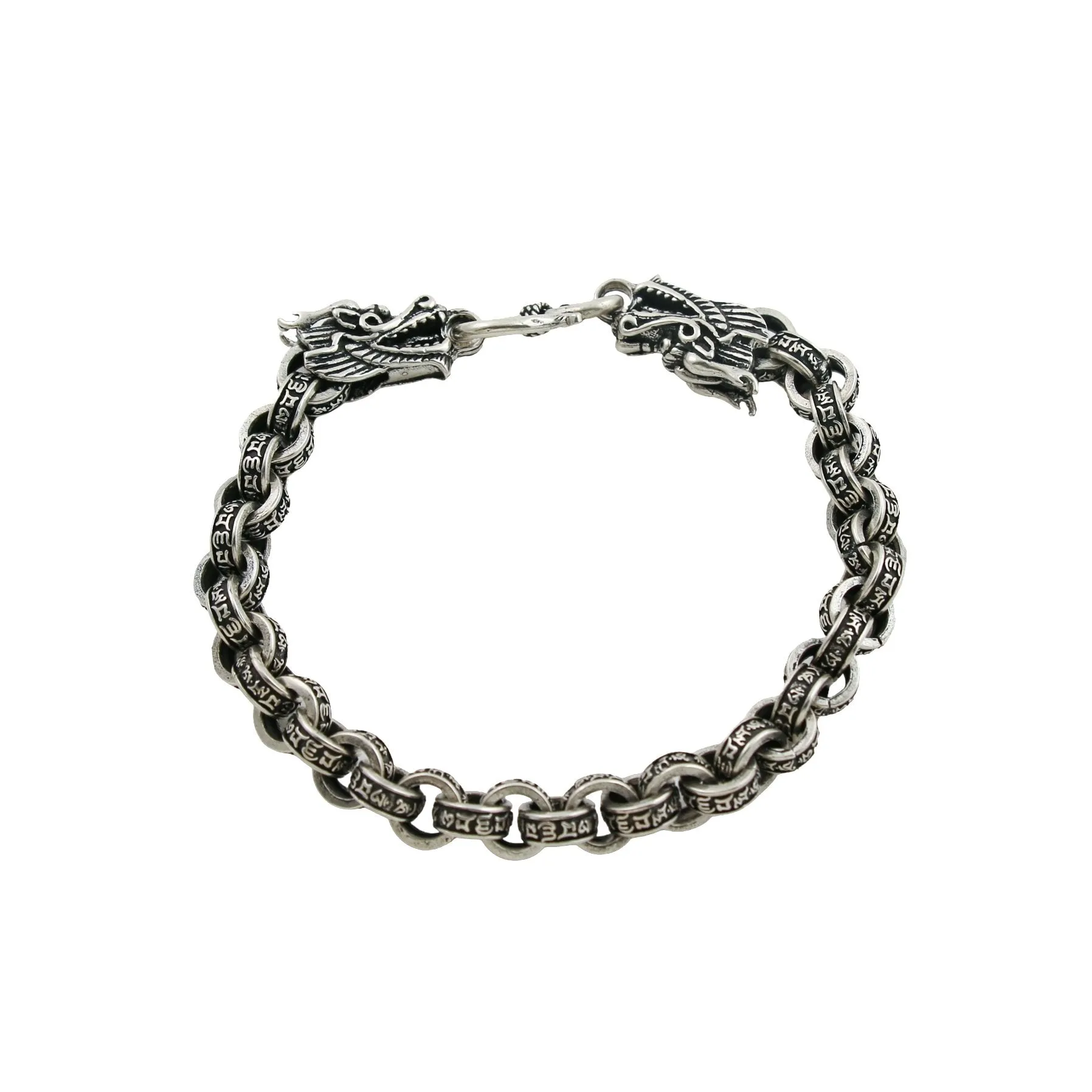 Silver Dragon Bracelet