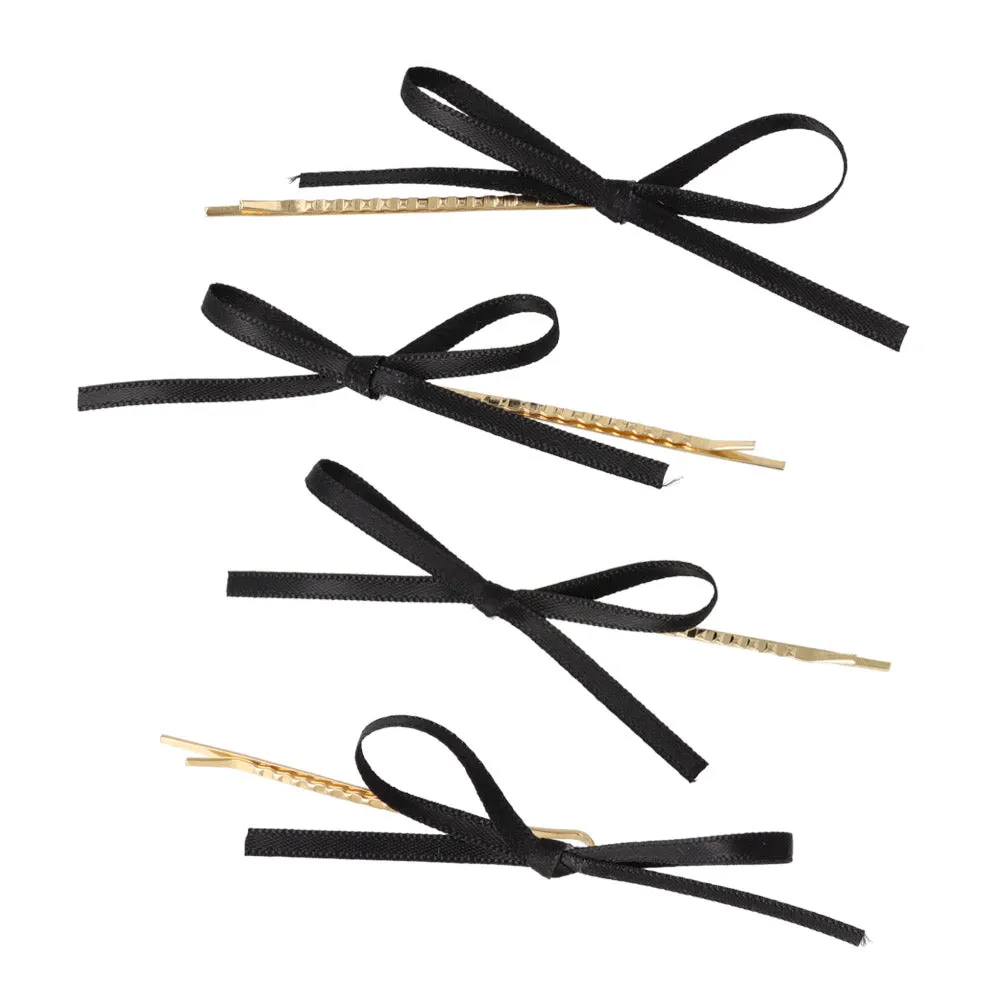 Skinny Bow Hairpin Set