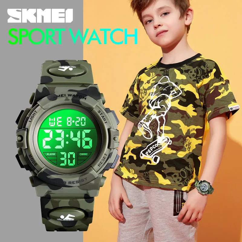 Skmei Childrenwatch Colorful Led Household Sports Children's Electronic Watch