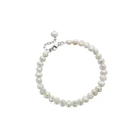 Sliver Freshwater Single Row Bracelet B2947W