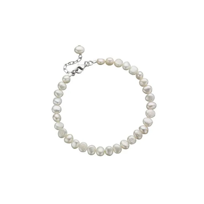 Sliver Freshwater Single Row Bracelet B2947W