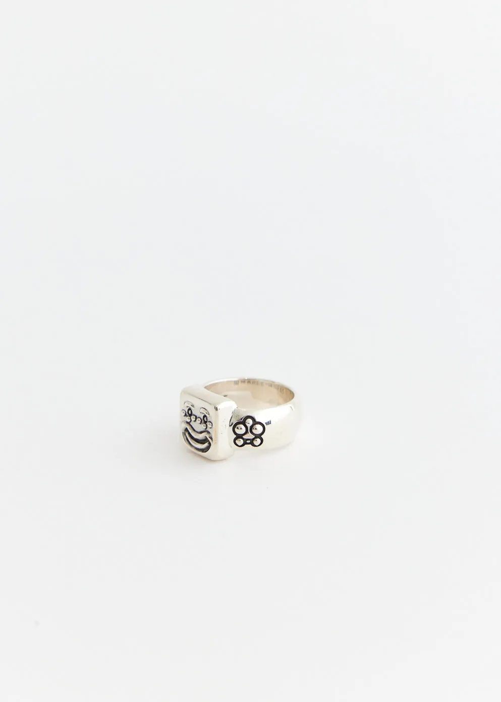 Smiley Signet Ring